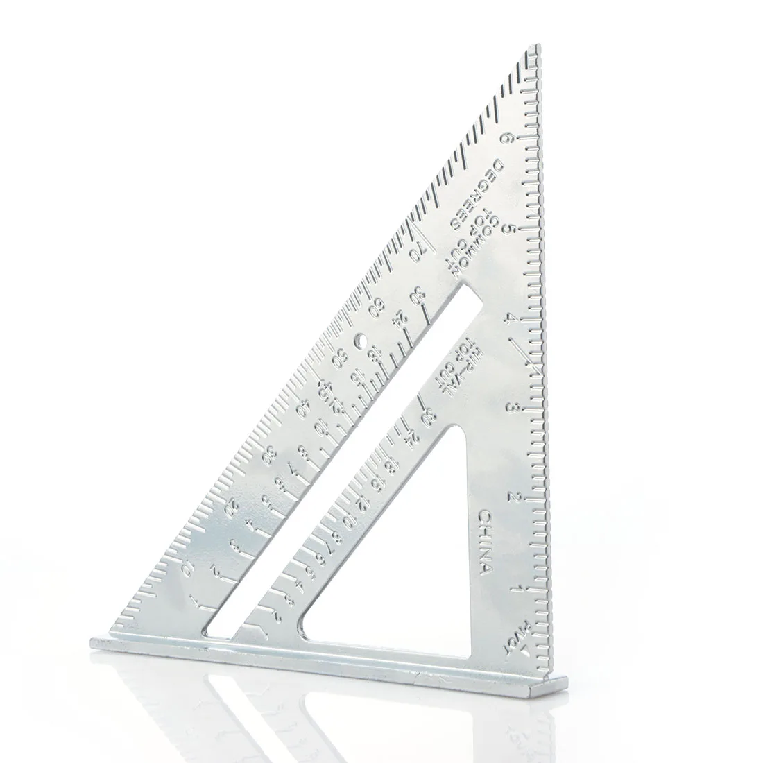 7 дюймов Скорость квадратный треугольная линейка плотник MeasuringTools стропильной lite