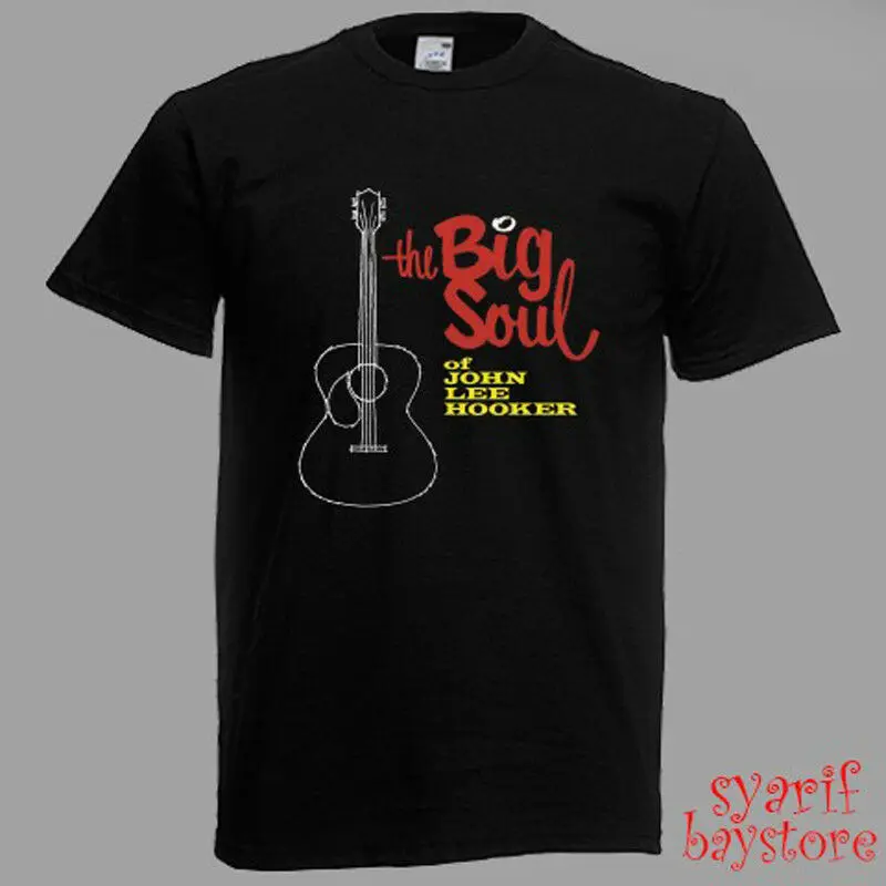 John Lee Hooker the Big Soul Мужская Черная Футболка размер s M L XL 2XL 3XL летняя футболка с