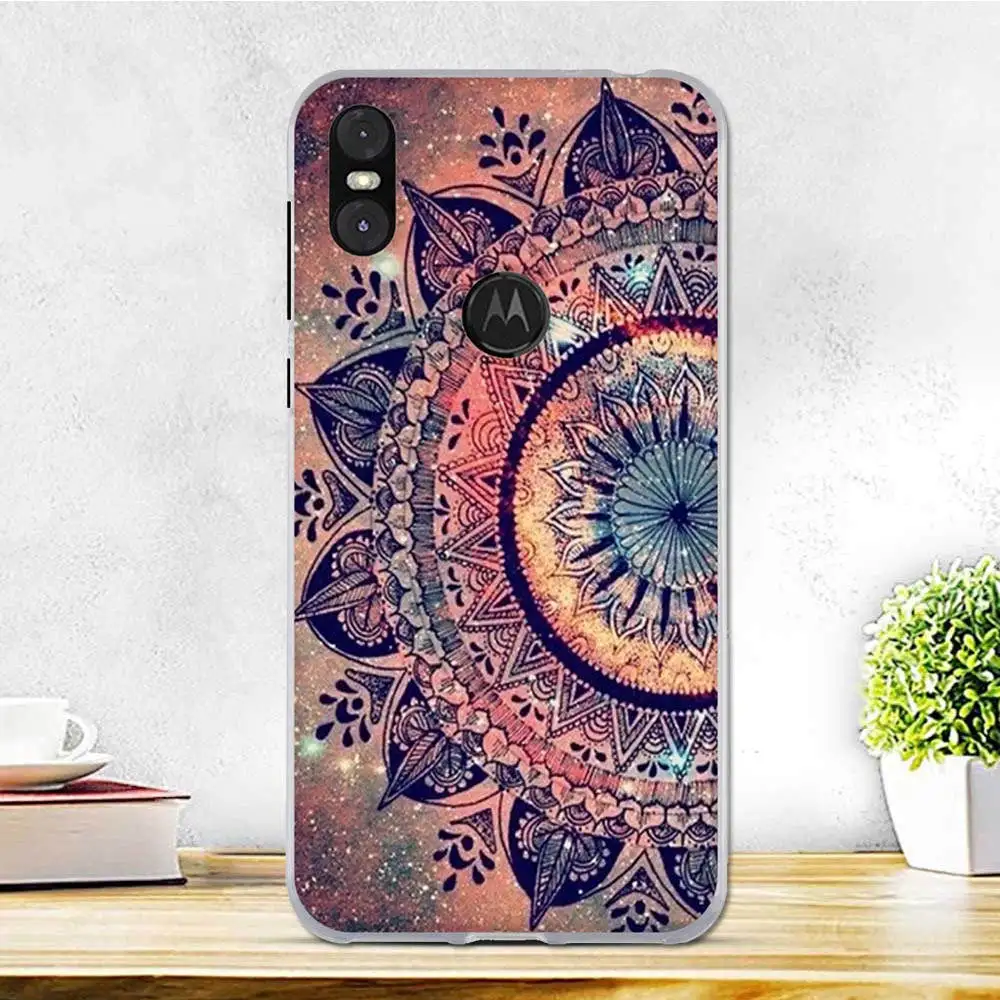 41 Чехол для Motorola One, силиконовый мягкий ТПУ чехол для мобильного телефона, милый бампер, черный чехол для Fundas Moto P30 Play, чехол для телефона - Цвет: 41