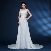 zj9054 wedding dresses for women 2022 bride long sleeve sweetheart chiffon a line lace back bridal gown with train