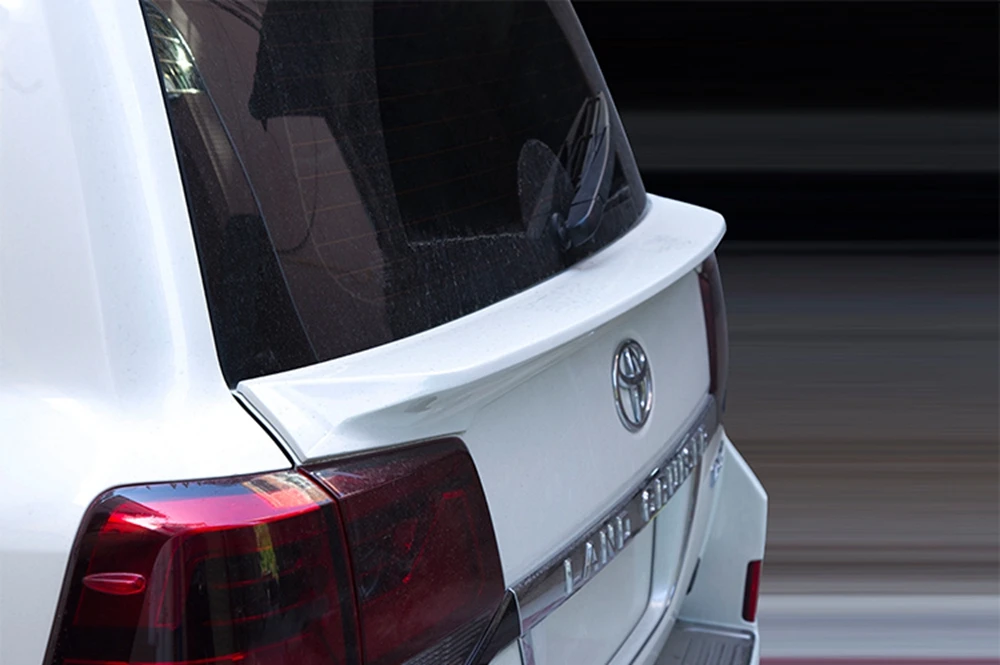 SHCHCG для Toyota Land Cruiser LC200 2008-2012 ABS пластик Неокрашенный Грунтовка цвет задний Багажник крыло задний спойлер автомобильные аксессуары