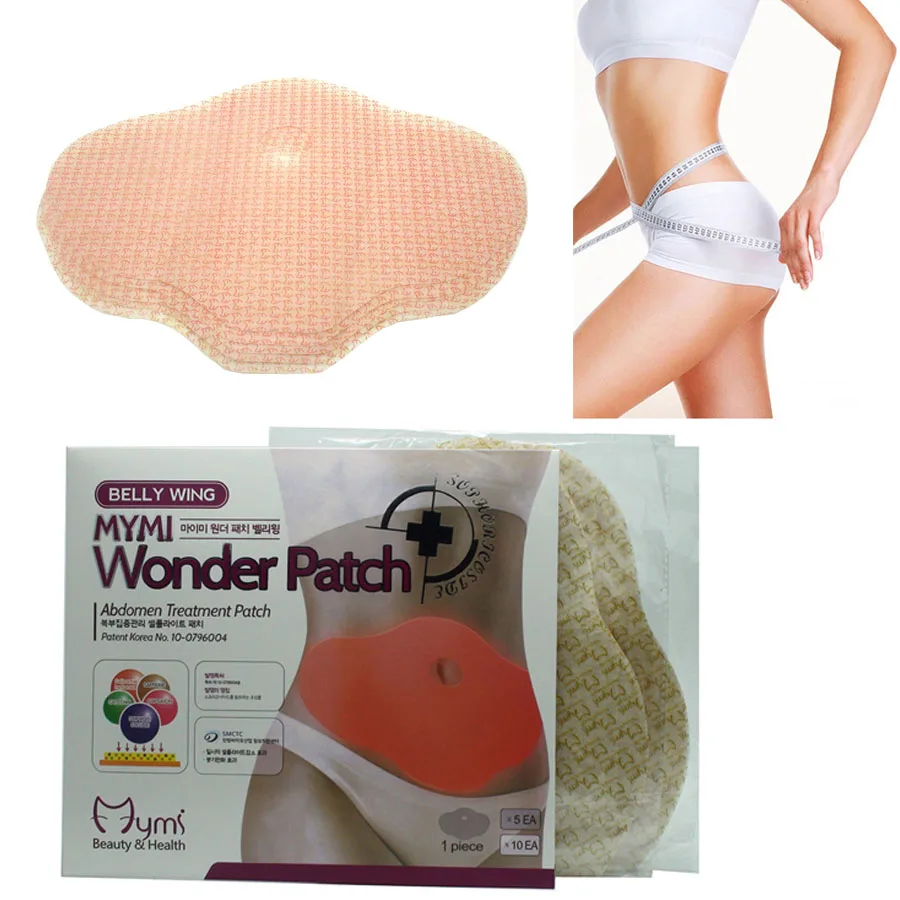 15 шт. MYMI Wonder пластырь для похудения живота потеря веса Сжигание жира тонкий крем