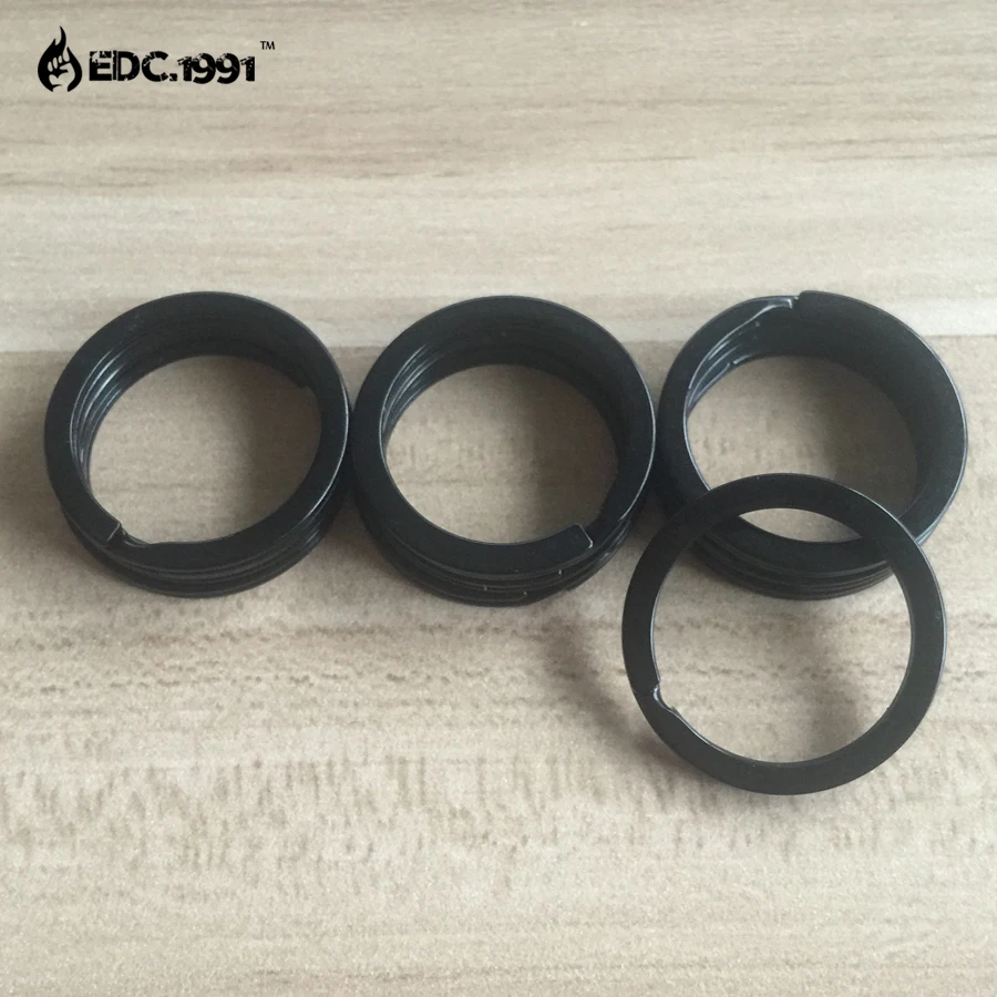 200 шт брелок Kay цепь 28 мм круглый Сплит Брелок черный | Спорт и развлечения