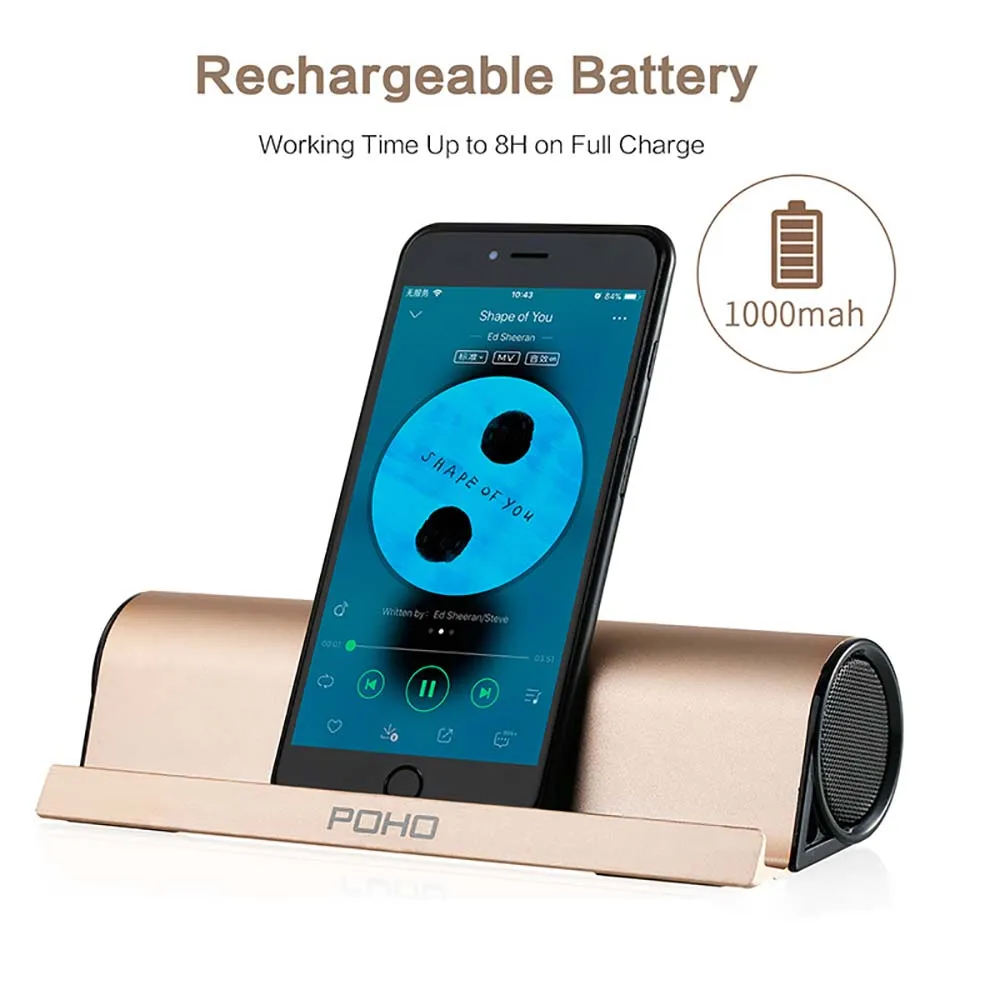 FELYBY Новый беспроводной bluetooth динамик портативный аудио стерео компьютер