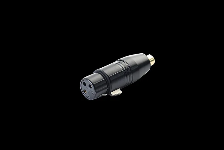 XLR к RCA гнездо адаптера позолоченный сбалансированный кабель вилка бесплатная