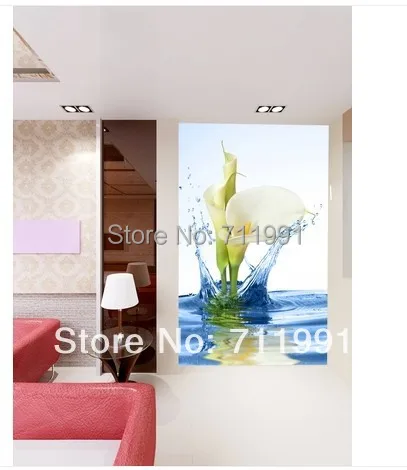 Бесплатная доставка пользовательские большие 3D трехмерные Настенные обои для ТВ