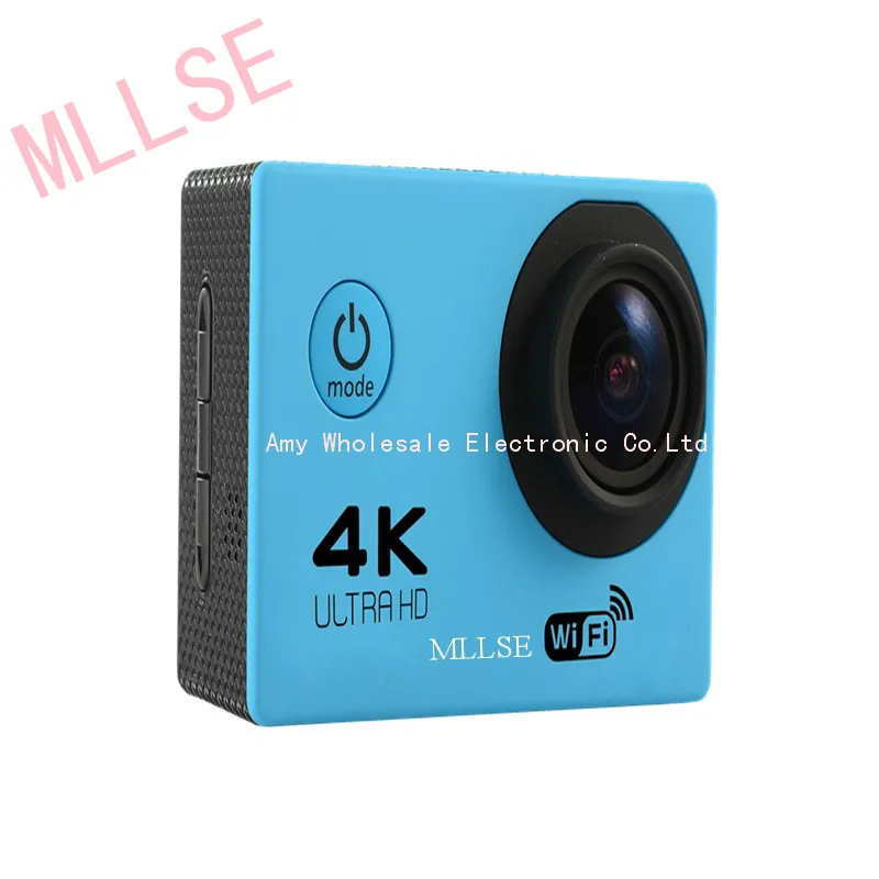100% оригинальная 4K MLLSE go pro hero Спортивная Экшн камера 2 0 LCD 30 м Водонепроницаемая WiFi
