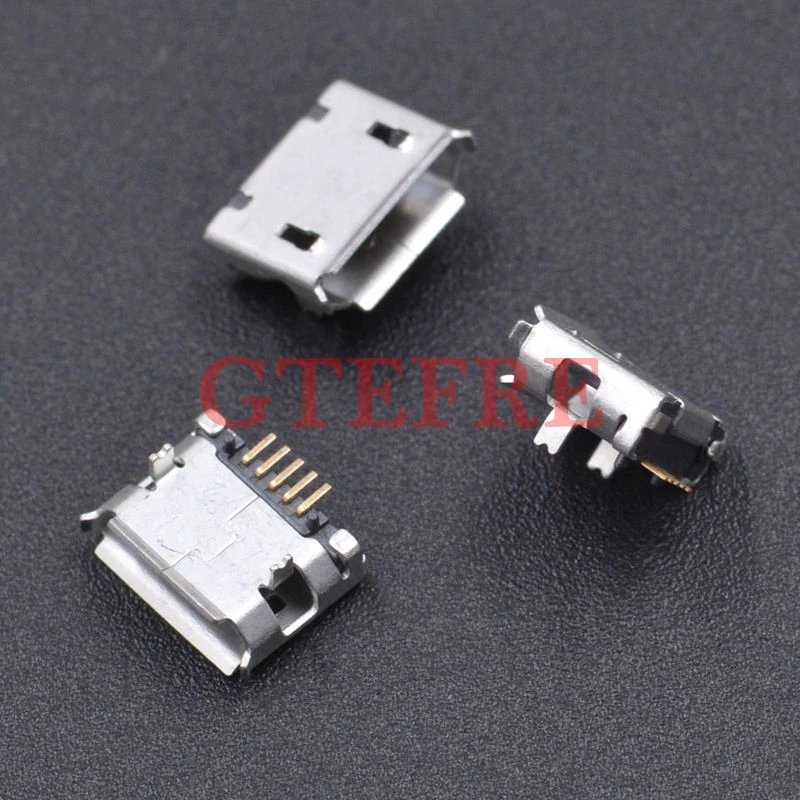 

Мини-коннектор micro USB, 5Pin DIP, 2 ножки, 5P, DIP2, 100 шт.