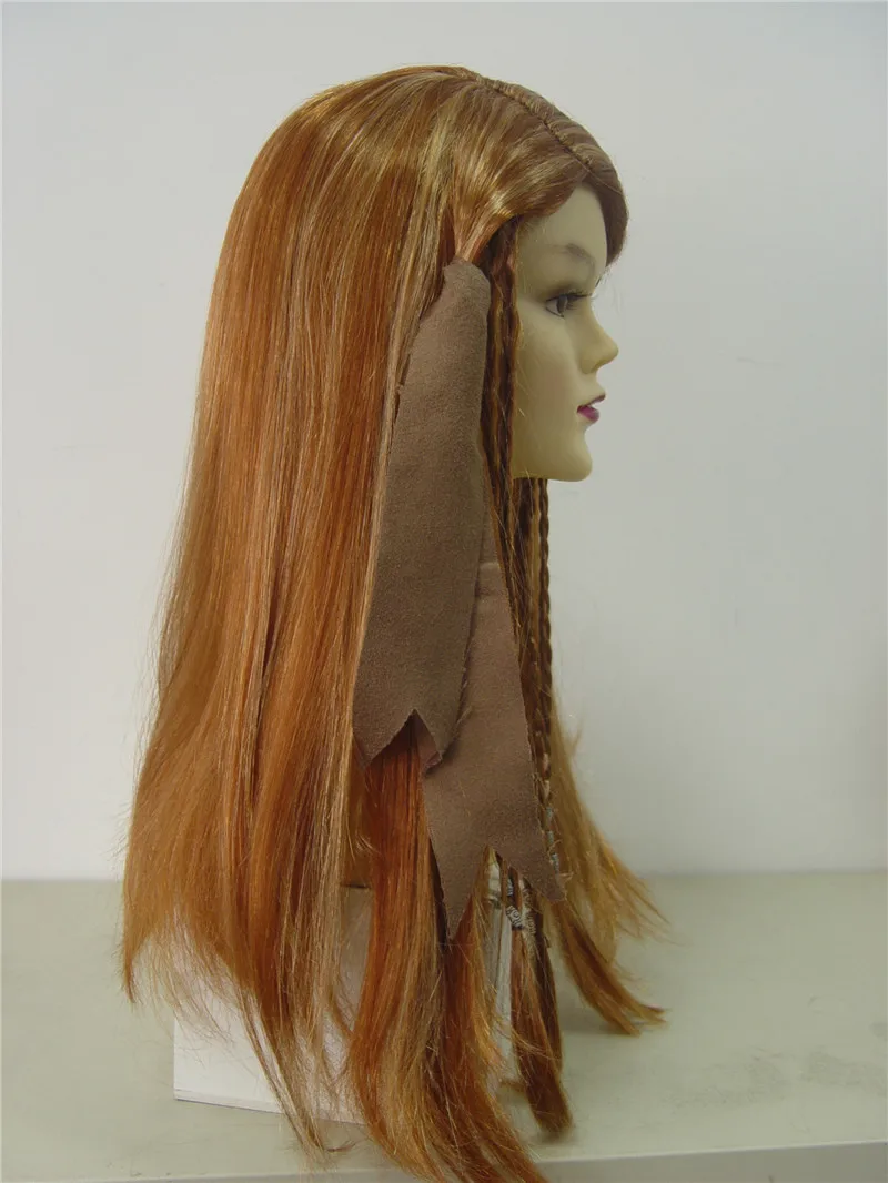 Halloween Festival Party cosplay Wigs Women Pirates of the Caribbean Blond Long Braid Synthetic Hair Hot Sell 016 | Игрушки и хобби