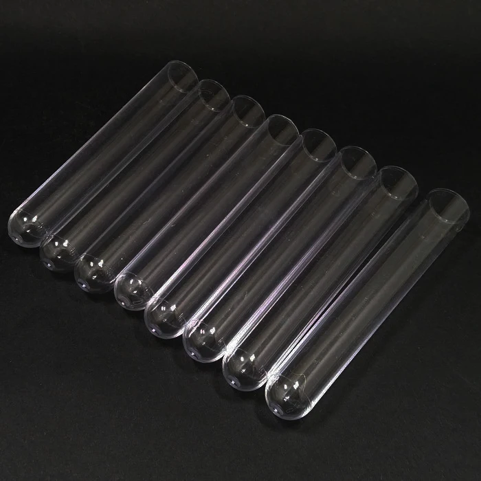 

Прозрачные пластиковые пробирки 50 шт./лот 15x150 мм, жесткие пробирки для лаборатории, школы, химии