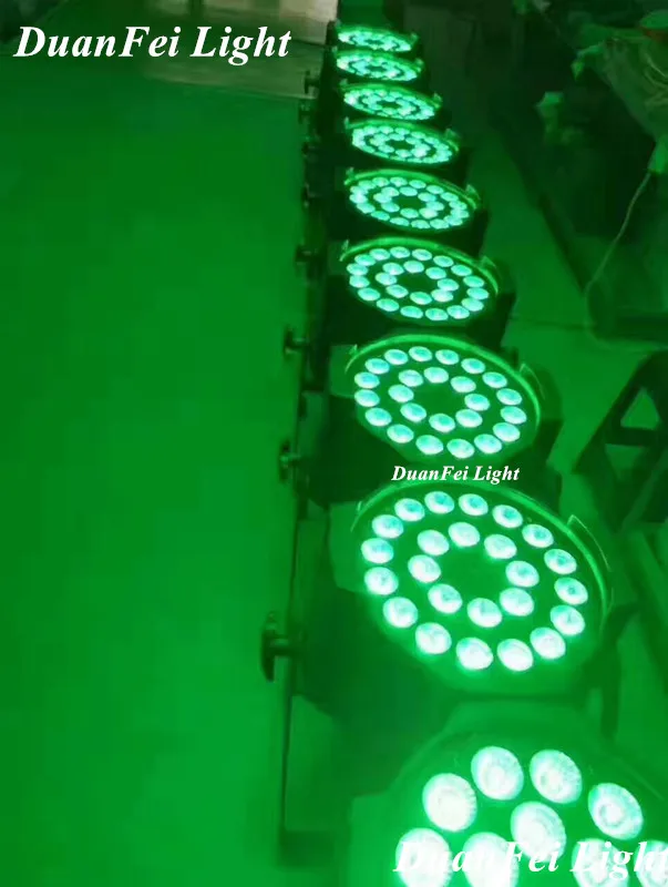 8 лотов прожектор из алюминиевого сплава Par64 Rgbw Wash Dmx Lyre светодиодный Par 24x10w|Эффект