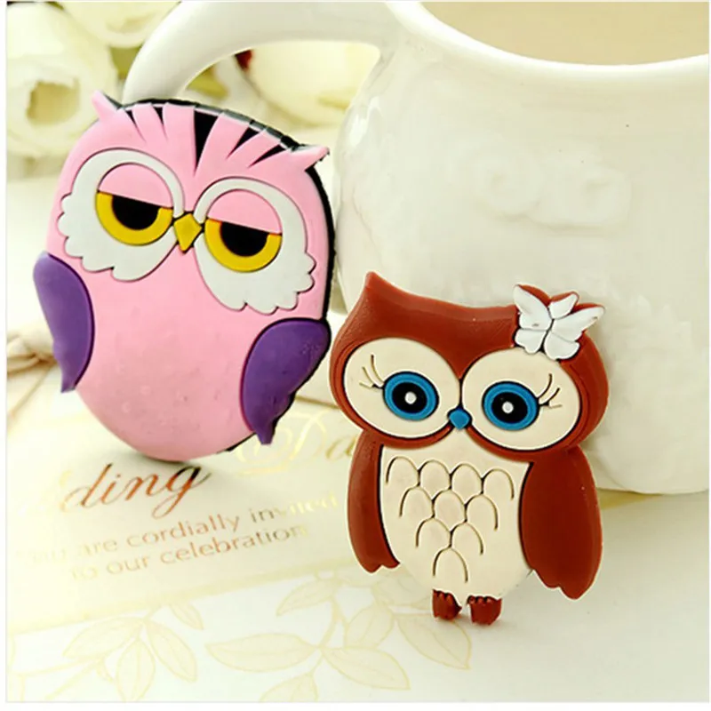 Милая Мини-доска для сообщений в виде совы магнитная доска на холодильник детей