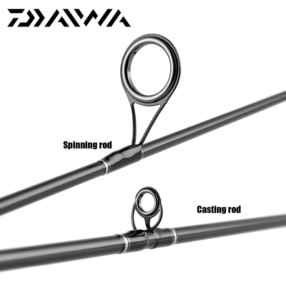 DAIWA CROSSFIRE 662MFB спиннинговое Литье удочка быстрого действия M MH Power 1,98 2,13 M алюминиевая углеродная удочка