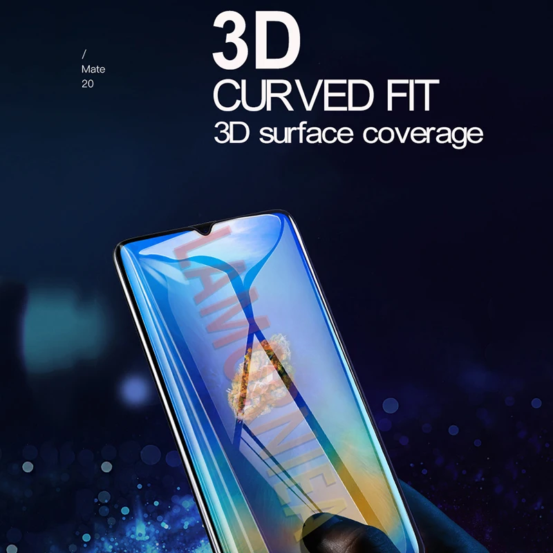 Lamorniea для Huawei Mate 30 20 Pro Nano Liquid UV Полный Клей закаленное стекло для LG V30 V40 V50 Защита экрана для P30 P20 Lite