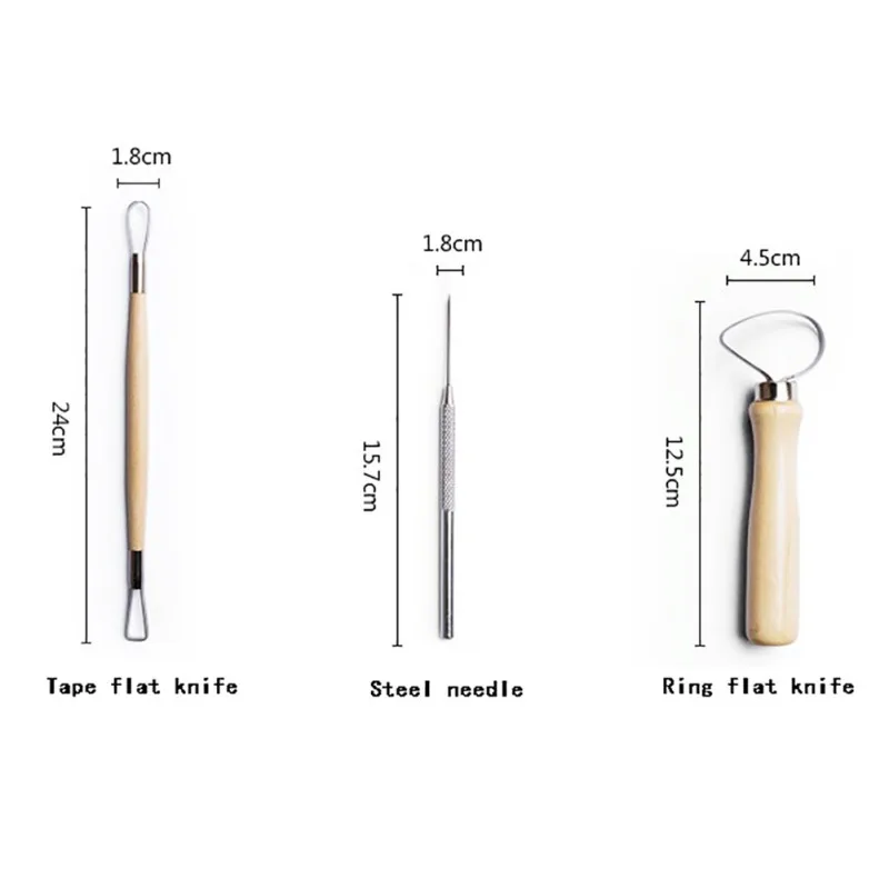 8 шт. набор для моделирования из нержавеющей стали|Инструменты изготовления