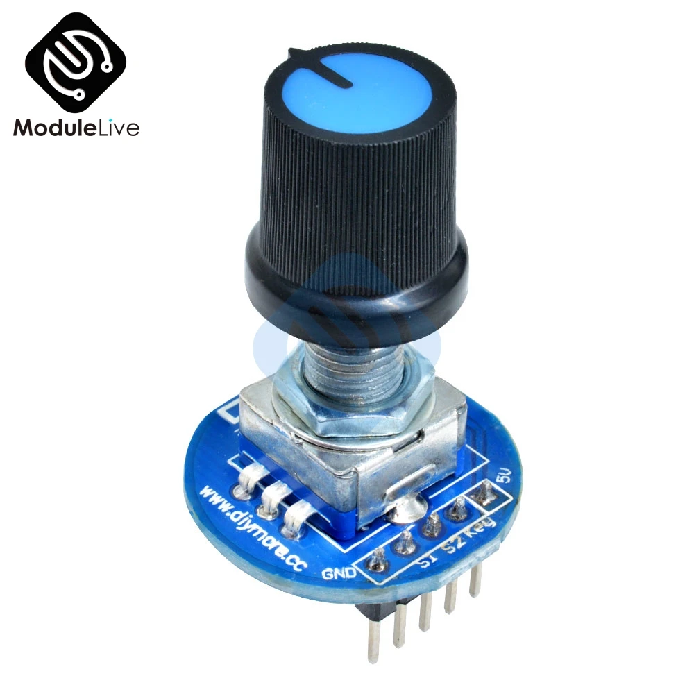 5 шт. вращающаяся рукоятка потенциометра штекер поворотная плата энкодера