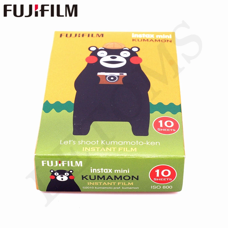 Фотобумага Fujifilm Instax Mini KUMAMON kumamoto bear 10 листов мгновенная пленка для камеры 8 7s 25 50s 90