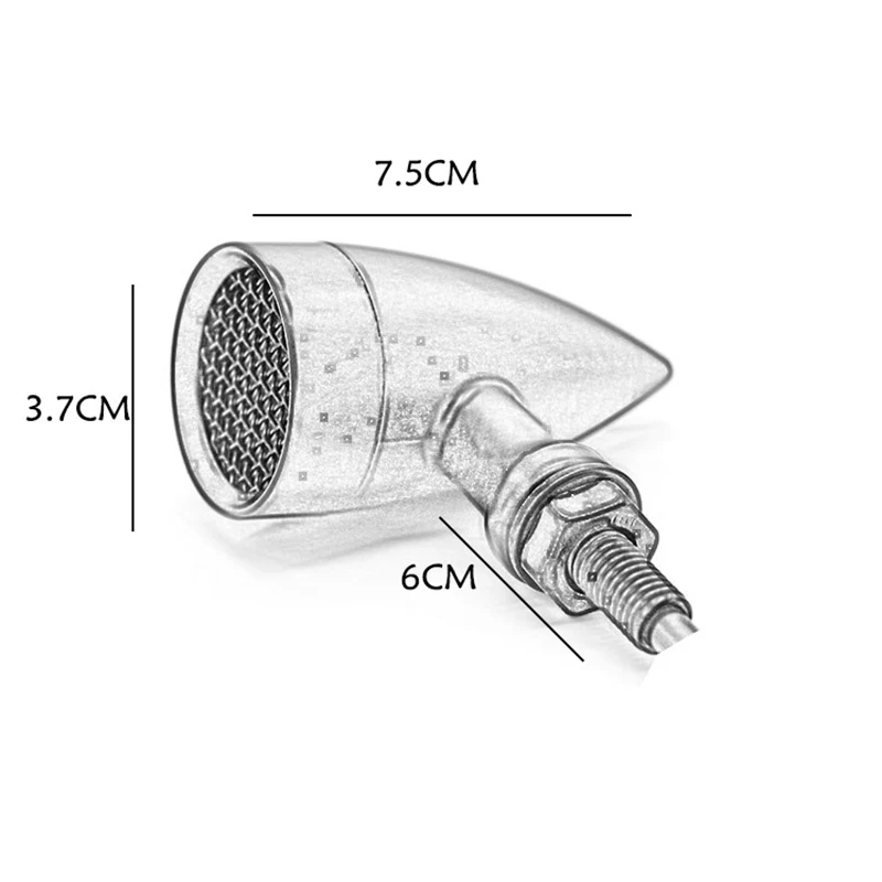 Buendeer пара аксессуары для мотоциклов сетчатые линзы указатели поворота
