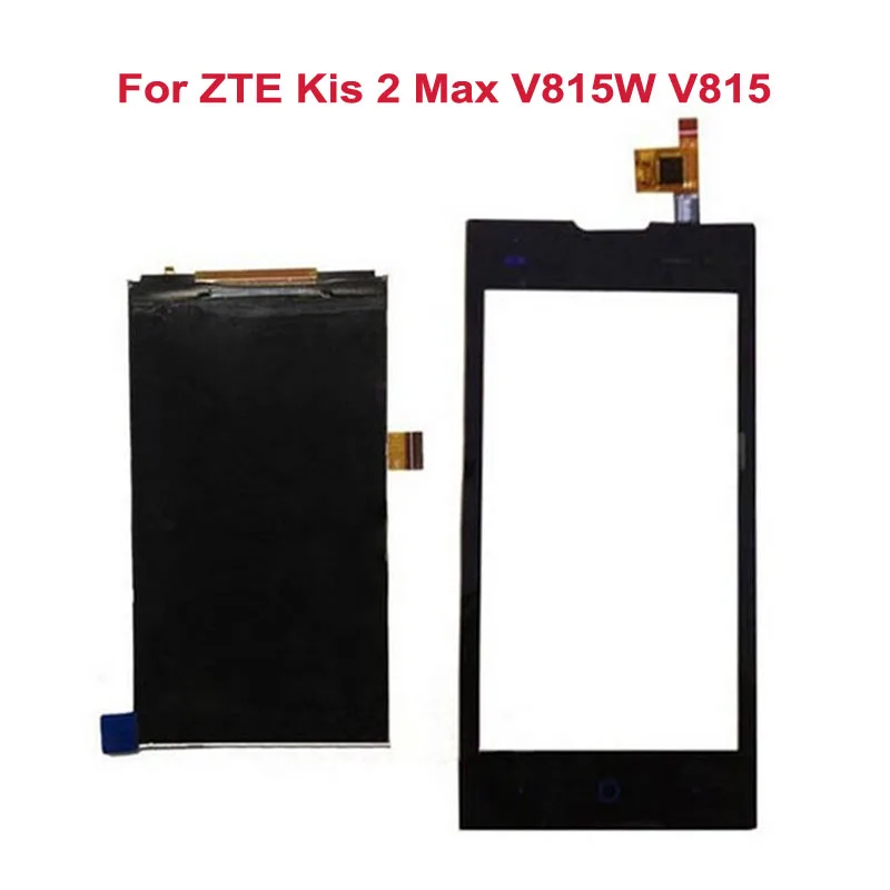 Черный сенсорный экран для ZTE Kis 2 Max V815W V815 + ЖК дисплей дигитайзер стеклянная