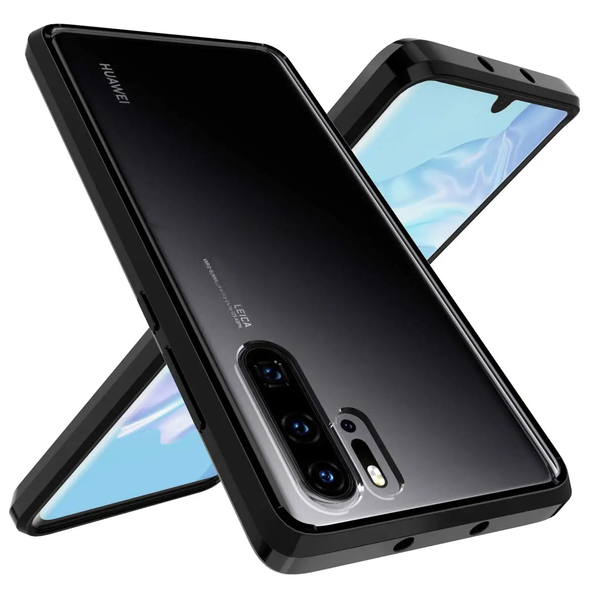 Ударопрочный 360 градусов прозрачный защитный чехол для Huawei P30 Pro p30 Чехол Мягкий