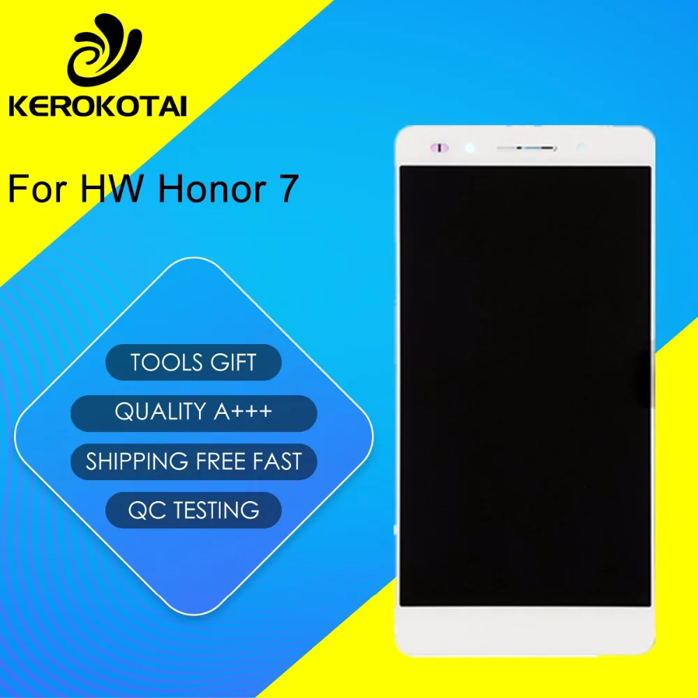 Для HW Honor 7 100% протестированный высококачественный ЖК дисплей сенсорный экран