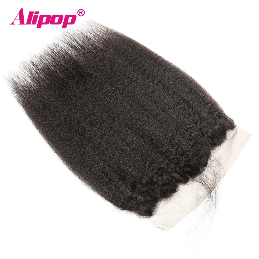 Накладные волосы ALIPOP перуанские прямые с фронтальной застежкой натуральные