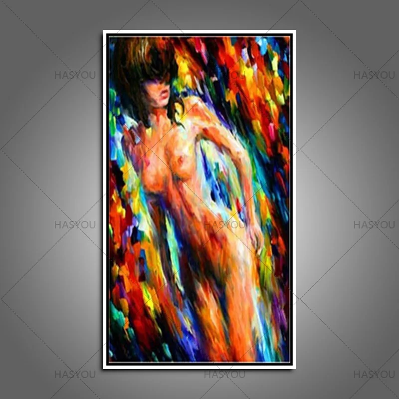 Новинка 100% ручная работа Современная Обнаженная картина маслом холст