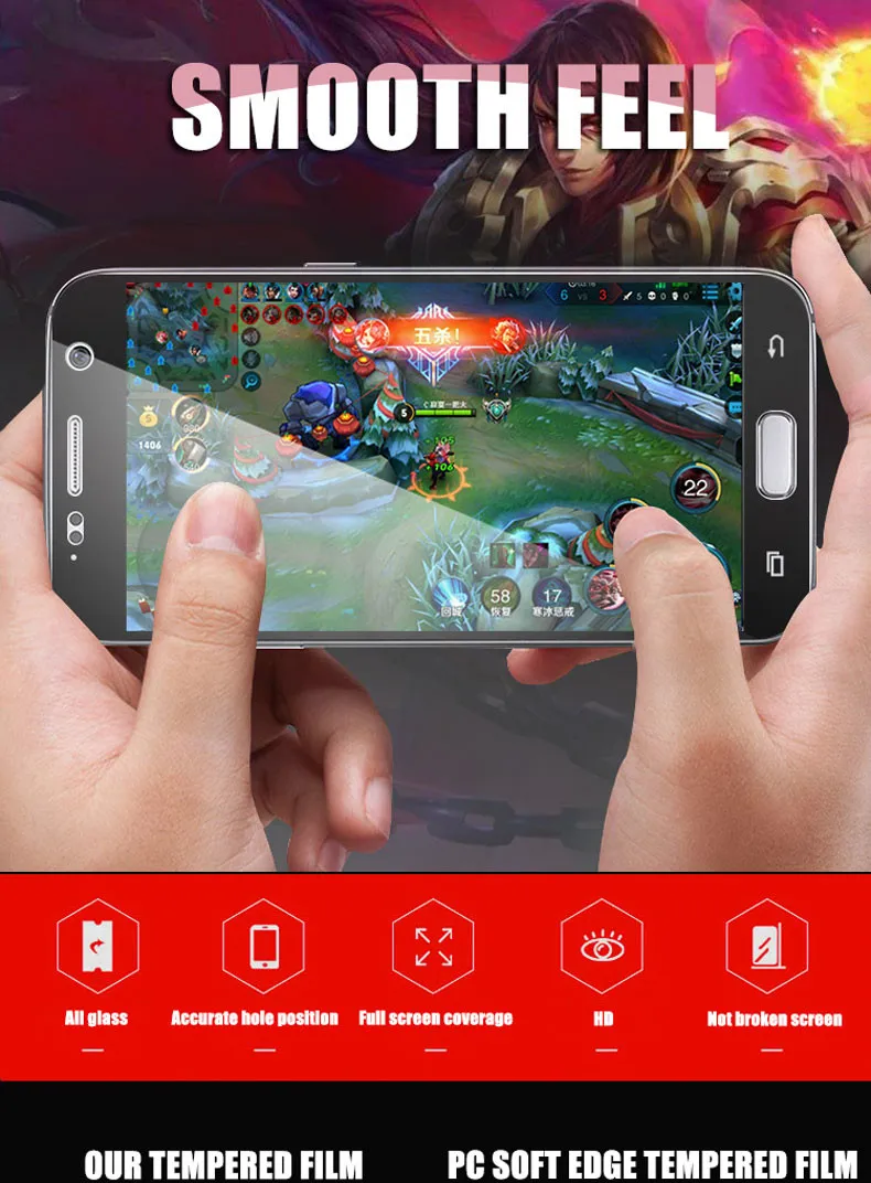 Защитное стекло для samsung galaxy A3 A5 A7 J3 J5 J7 стекло S7 Закаленное стекло Защитная пленка для экрана