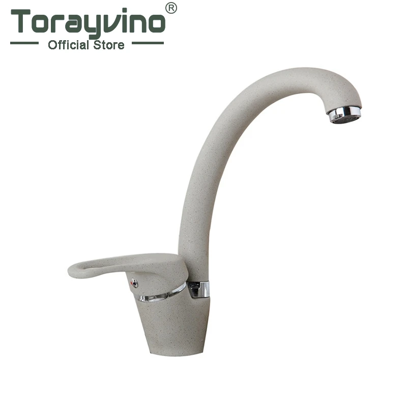 Torayvino Кухонная Раковина Поворотный три цвета черный белый и Хаки Живопись