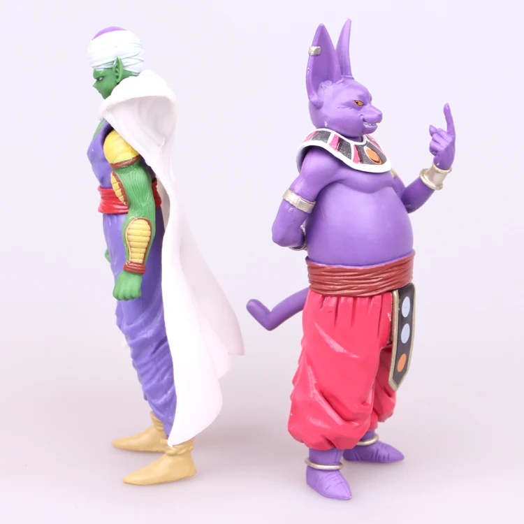 8 шт./компл. 13-16 см аниме Dragon Ball Z Super Saiyan Сон Гоку Транкс Beerus Piccolo Majin Buu ПВХ фигурка модель игрушки для детей Подарки