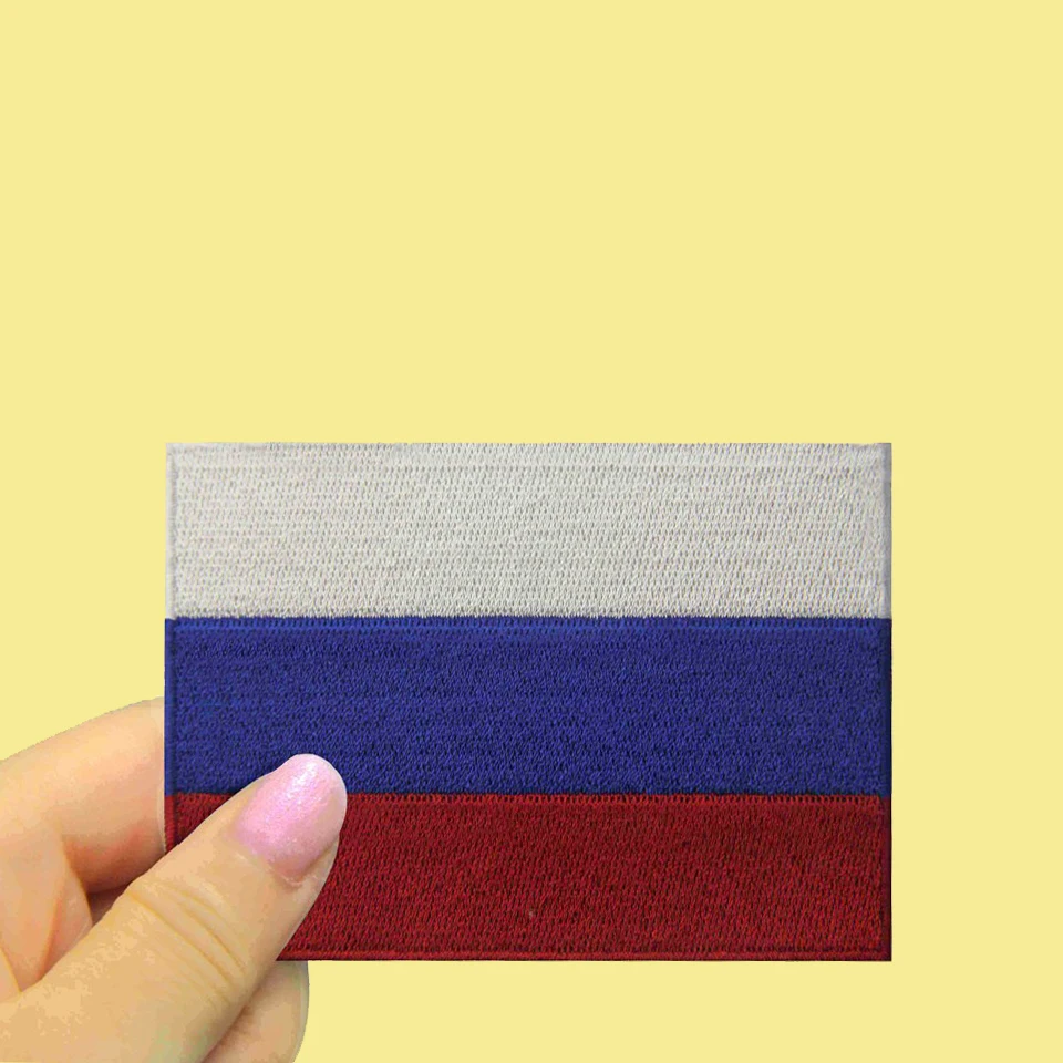 Embird патчи вышитые патчи для одежды флаг России DIY украшения футболки Значки для детский значок