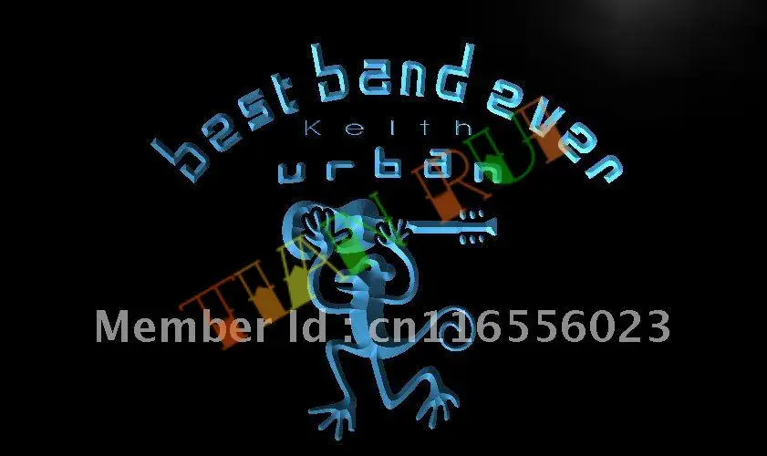 

LA345- Best Band Ever Keith Urban LED Neon Light Sign