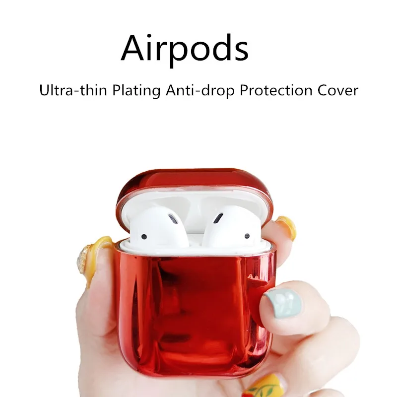 Чехол для беспроводных наушников Airpods 1:1 чехол оригинальные жесткие чехлы s
