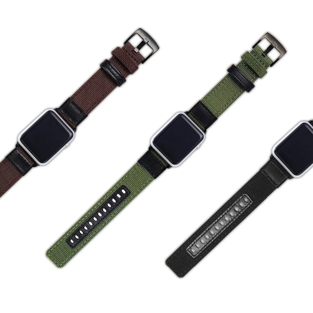 Спортивный нейлоновый ремешок для часов для Apple Watch 4 Band 40 мм 44 мм ремешок для замены ремешка 38 мм 40 мм для iWatch 4 3 2 1 Band