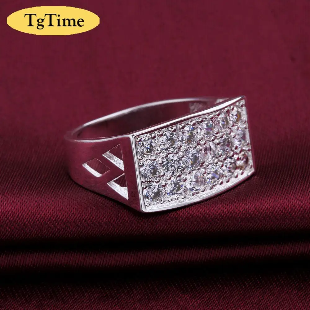 925 silver ring high quality Nickle free antiallergic R553-8 Silver plated new design finger for lady Cyber Monday | Украшения и
