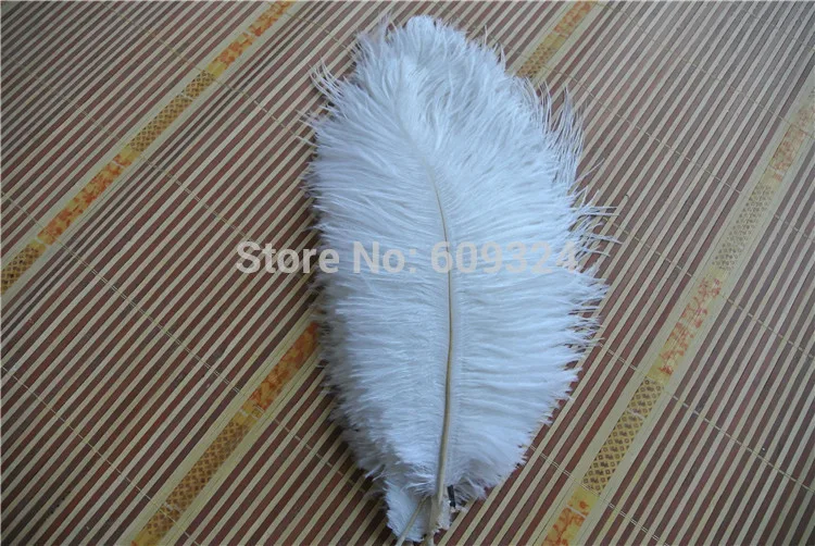 300 шт 12 14 дюймов белое страусиное перо свадьба украшение стола Эйфелева башня|decor