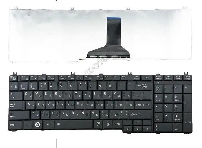 Клавиатура для Toshiba Satellite L650 L655 L670 L675 L750 L755 L770 L775 C650 C655 C660 C665 C670