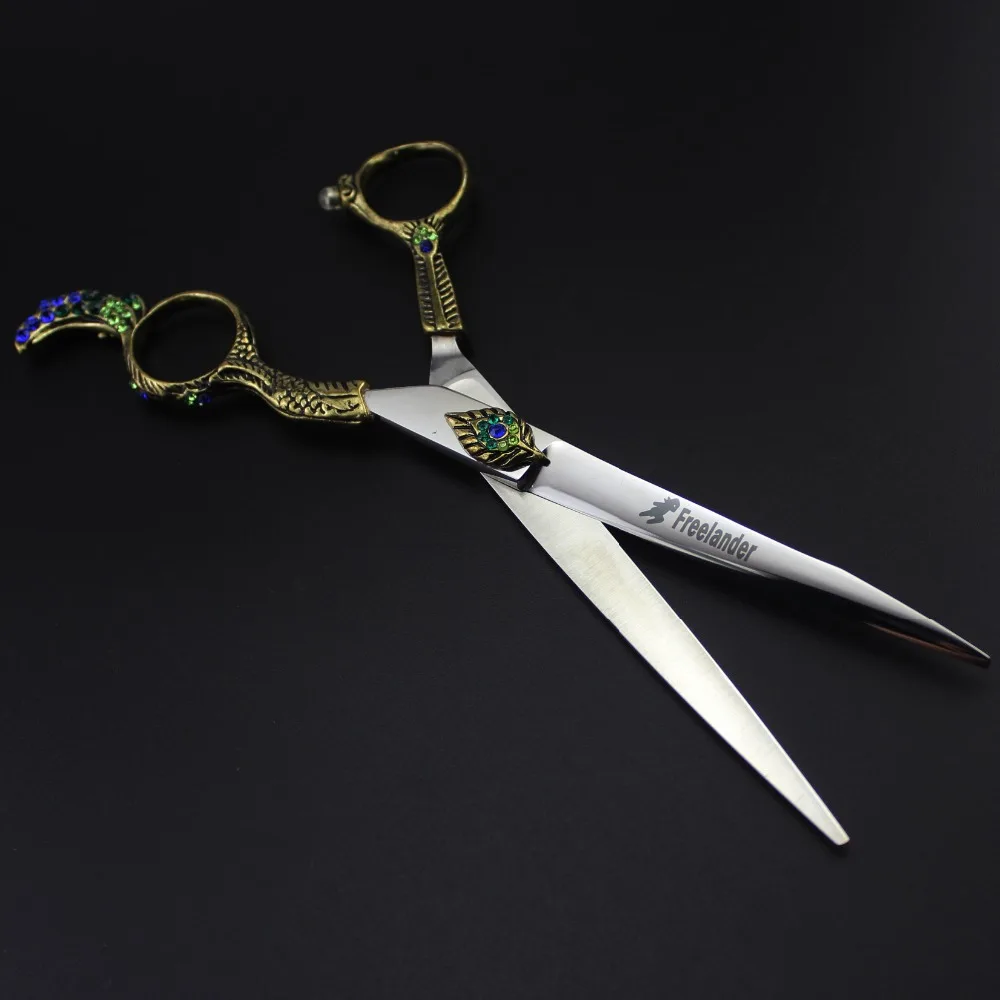 

7.0 inch personalized phoenix hairdressing scissors regular scissors fashion styling scissors hairdressing tools