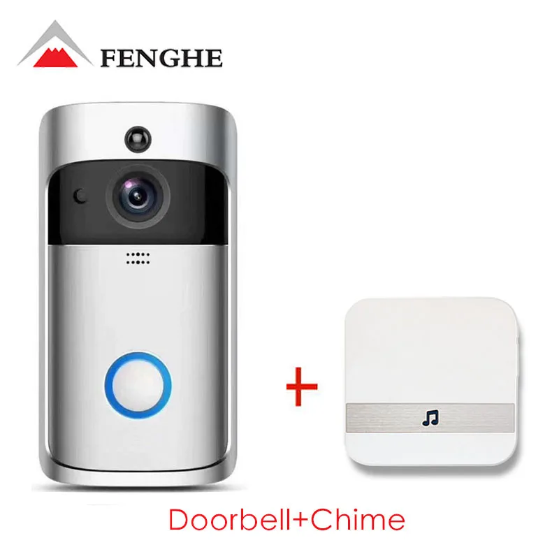 FENGHE WIFI Video Door PhoneIP Intercom Doorbell Camera For Apartments IR Alarm Wireless Security | Безопасность и защита