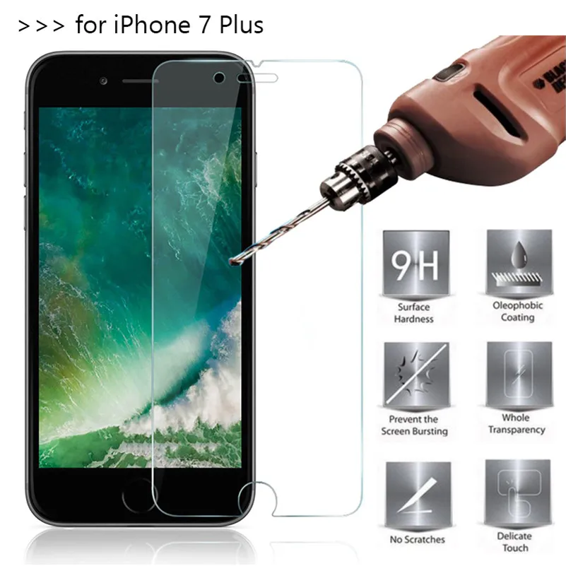 9H 2.5D 0 26 мм Премиум Закаленное стекло для Apple iPhone 7 Plus 5 &quotзакаленное защитное 8