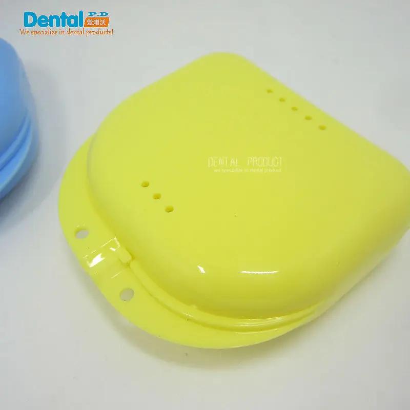 Новинка 2016 2 шт. коробка для зубных протезов с отверстиями стоматологические