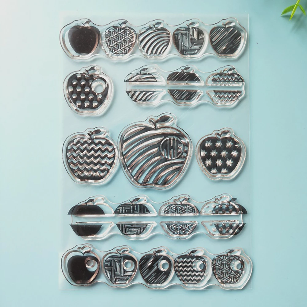 11*16 см Apple Seal металлическая пресс форма и штамп 3D DIY Скрапбукинг трафарет тиснение