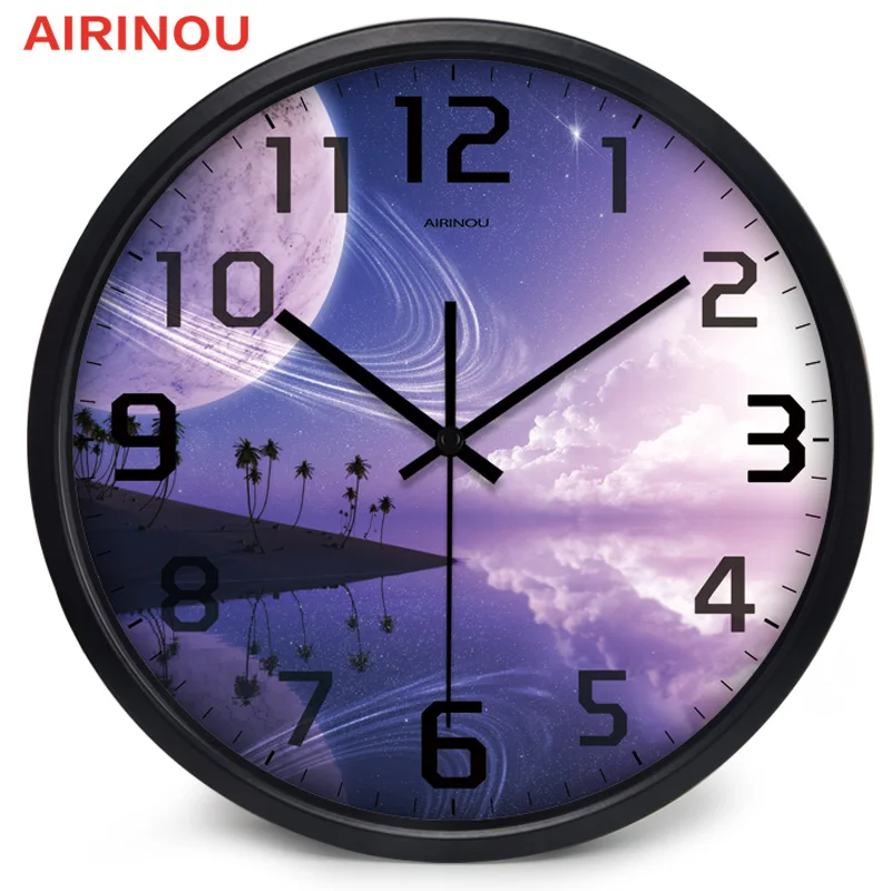 Настенные часы Airinou для астрономической эстетики 25/30/35 см|clock duck|clockwall clock movement |