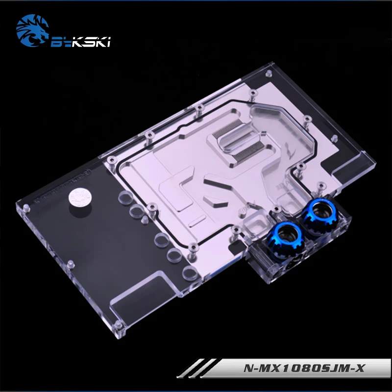Bykski N MX1080SJM X полноэкранная графическая карта блок водяного охлаждения для Palit GTX1080