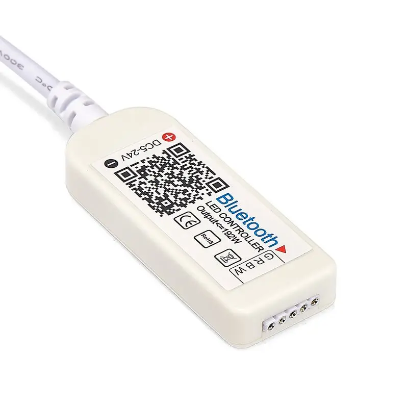 10 шт. DC5-24V Mini Bluetooth Wi-Fi контроллер rgbw музыка RGBW для 3528 5050 Светодиодные ленты Панель