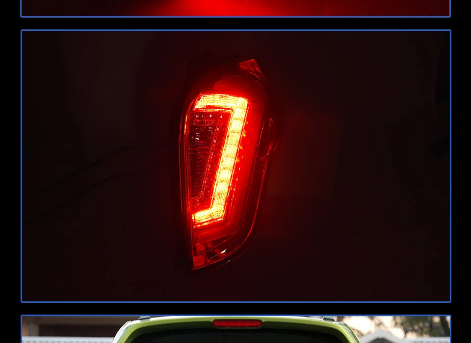 AKD Автомобильный задний светильник для Chevrolet Spark задний светильник s 2010 2011 2012 2013- Spark светодиодный задний светильник светодиодный задний фонарь заднего хода
