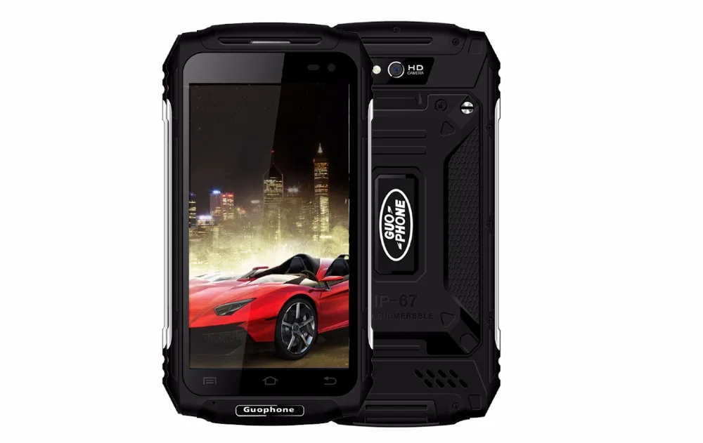 GUOPHONE X2 IP67 MTK6737 четырехъядерный водонепроницаемый смартфон 1280*720 5," ram 2 Гб rom 16 Гб 5500Ah 4G LTE 8MP мобильный телефон
