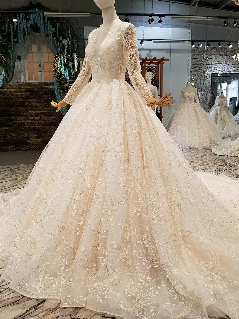 LS454478 блестящее кружевное модное свадебное платье для женщин сексуальное с