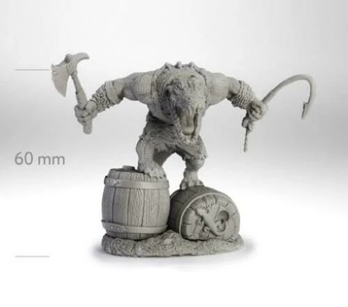 1/32 60 мм древний человек КРОК воин модельная фигурка из смолы наборы миниатюрный gk