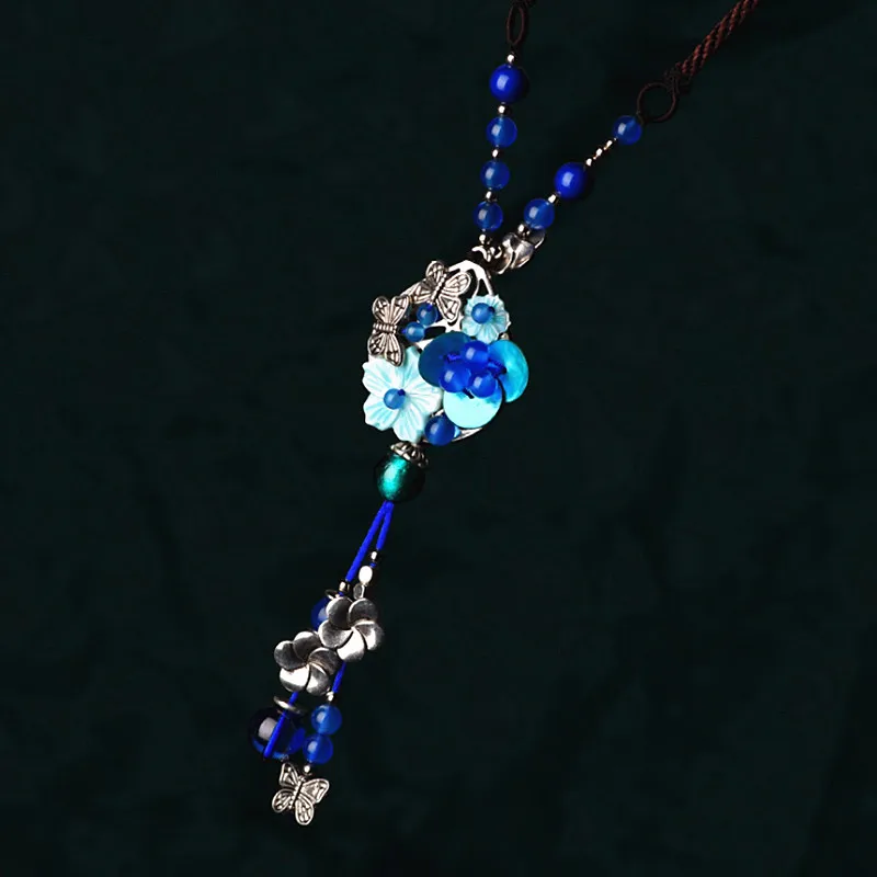 Винтажное ожерелье Yanting с подвеской для женщин кулоном в этническом стиле